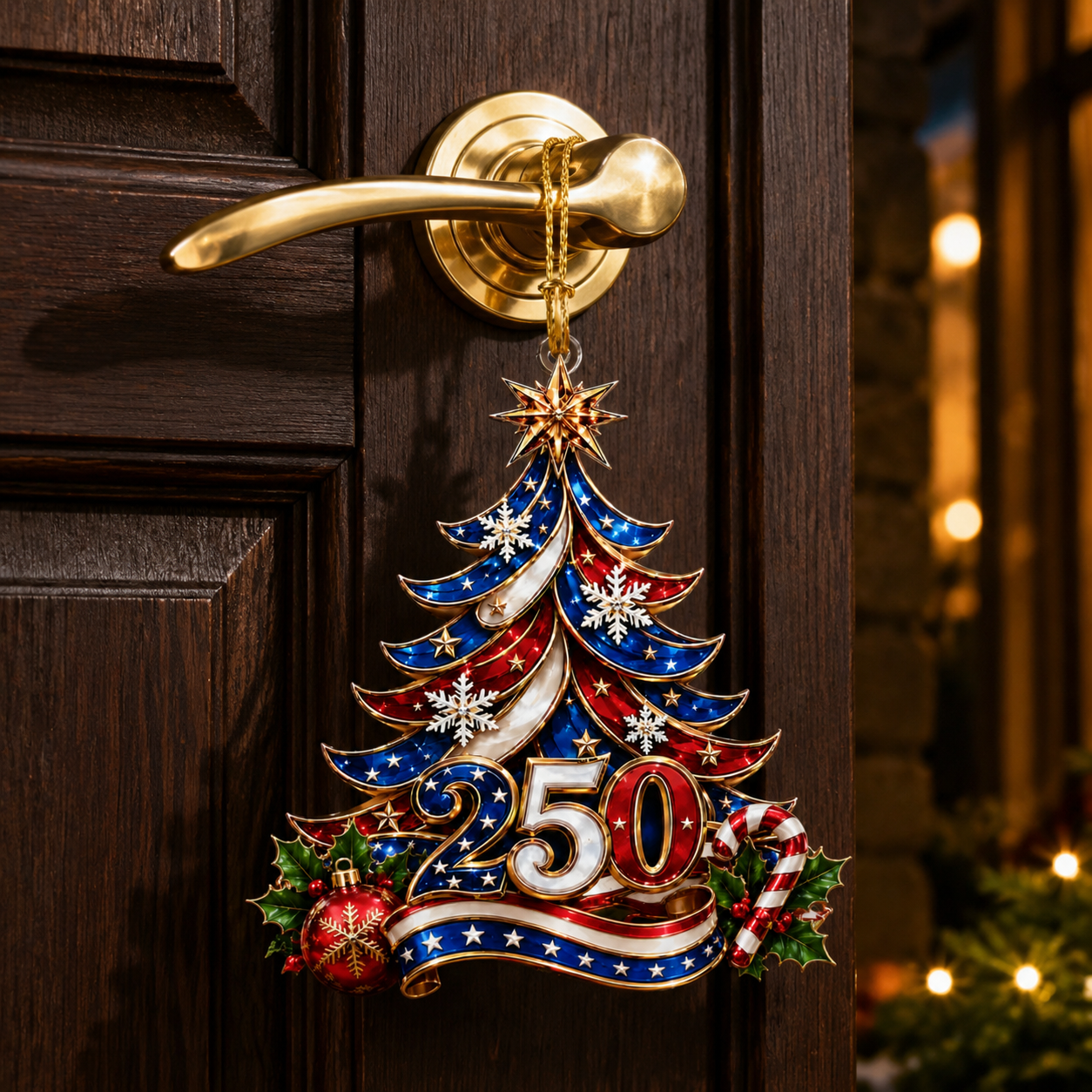 šBuy 1 Get 1 Freeš„USA 250th Anniversary Christmas Ornament