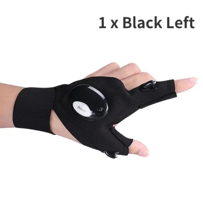 LED Half Finger Gloves