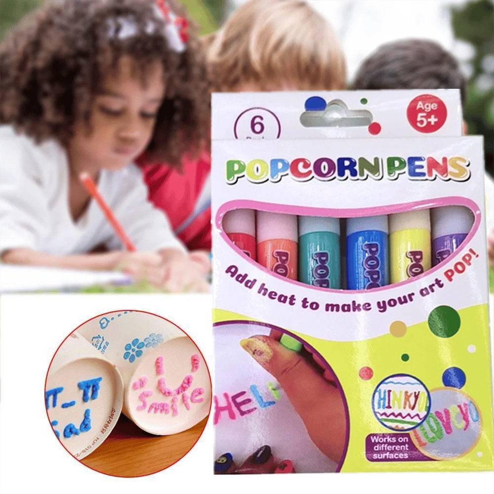 💥Surprise Price: Only €9.99!!🎁🔮Magic Pen – Draw 3D with one stroke!🎄 DIY Bubble Popcorn Drawing Pens& Buy 3 Pay 2 🔥