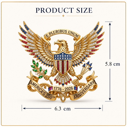 🔥 Father's Day Special:US 250th Anniversary Brooch Pin