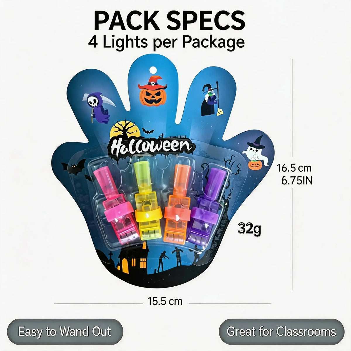 Save 49% 🎃 Halloween Finger Projection Lights to Fill Your Party Goodie Bags