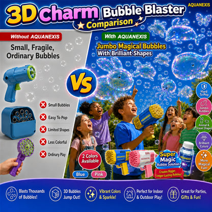 AQUANEXIS® 3DCharm Bubble Blaster Animal & Ocean Fantasy Theme