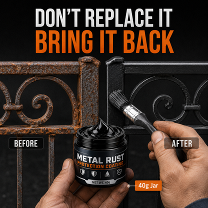 🛡️ Restore Rusty Metal Without Replacing It — Premium Metal Rust Protection Paste