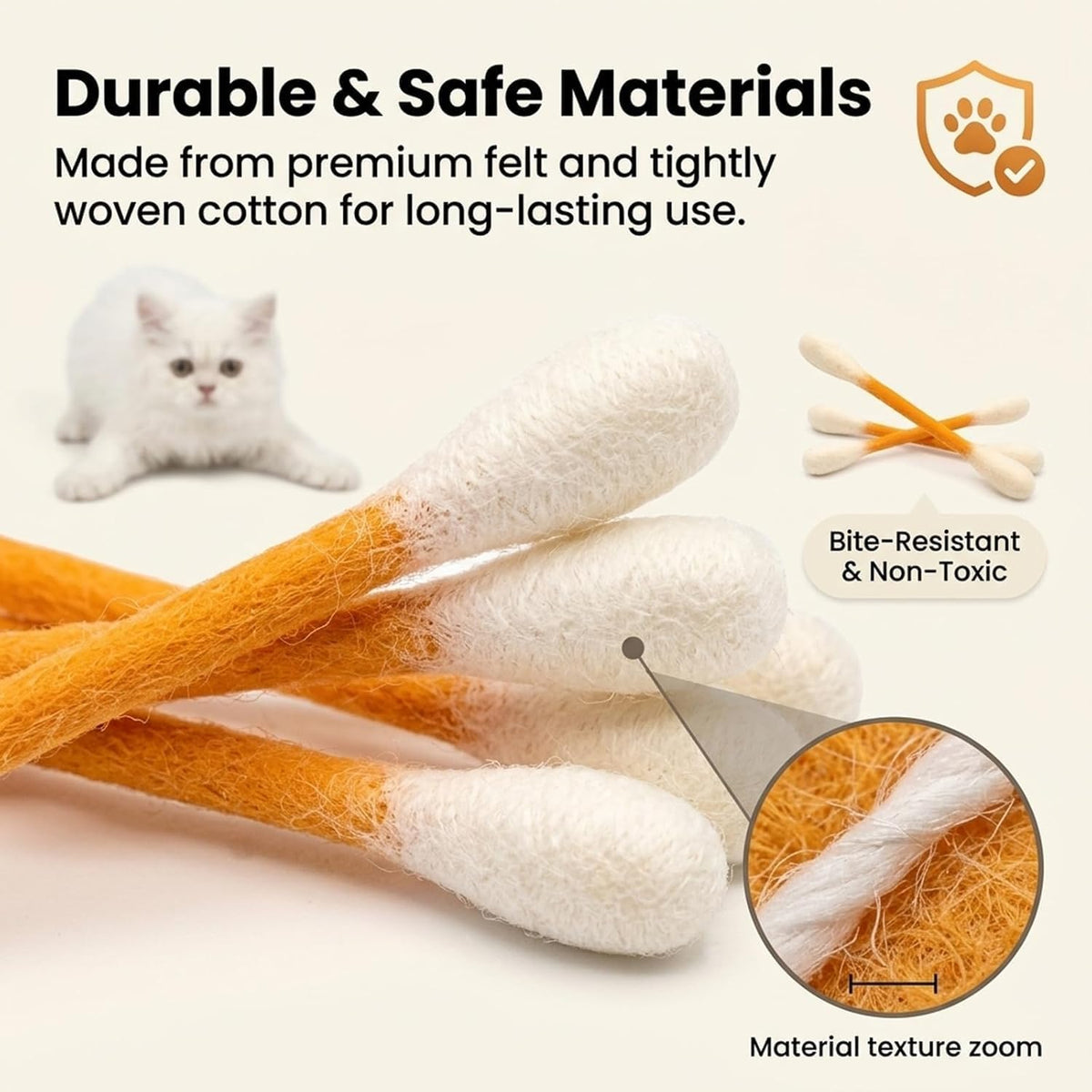 🐱Swabs Large Size Cat Toys with Catnip