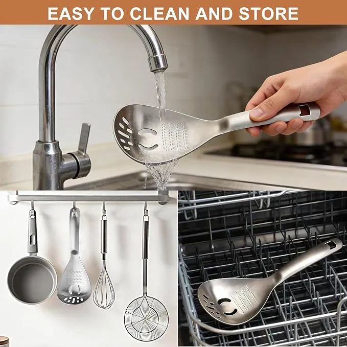🔥 Buy 1 Get 1 Free — 5-in-1 Stainless Steel Kitchen Spoon