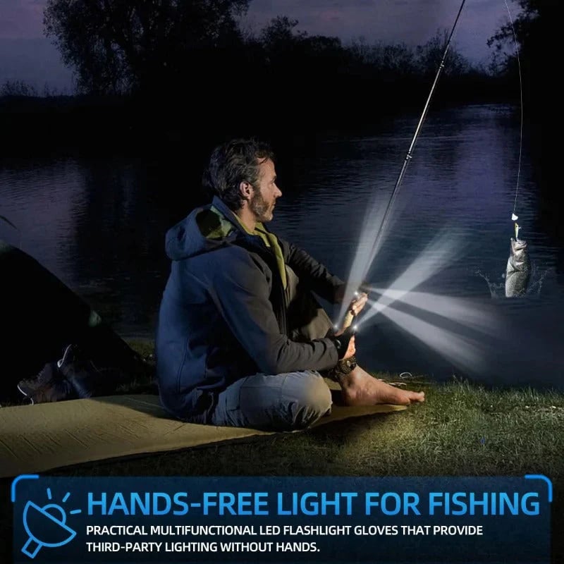 LED Half Finger Gloves