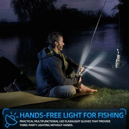 LED Half Finger Gloves