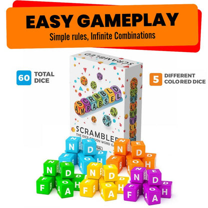 Dice Word Building Game