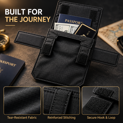 🔥BUY 1 GET 1 FREE — NexisHide™ Hidden Passport & Cash Wallet ✈️