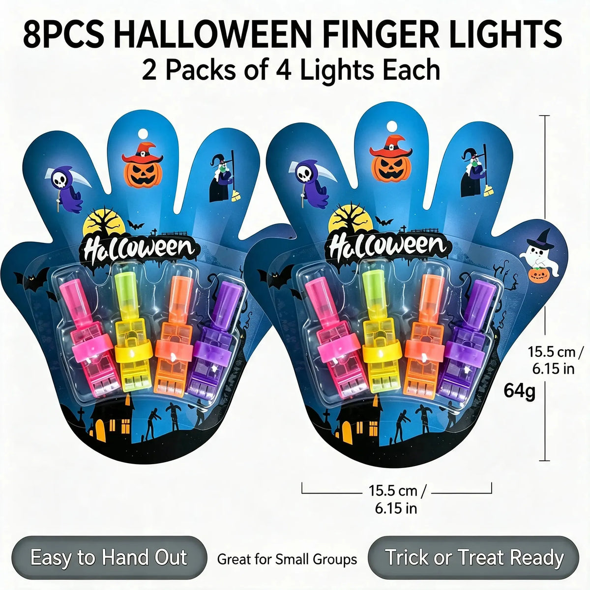 Save 49% 🎃 Halloween Finger Projection Lights to Fill Your Party Goodie Bags