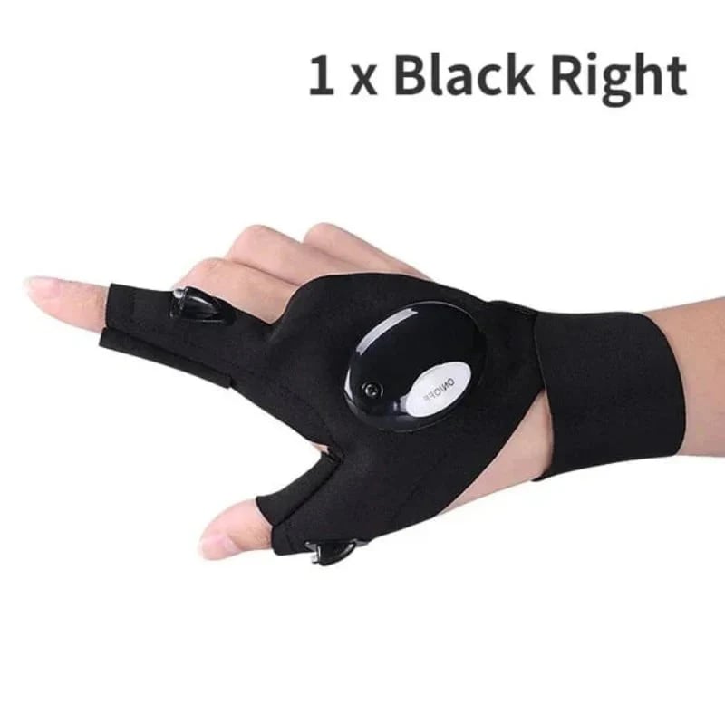 LED Half Finger Gloves