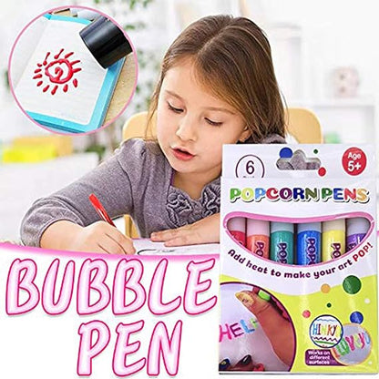💥Surprise Price: Only €9.99!!🎁🔮Magic Pen – Draw 3D with one stroke!🎄 DIY Bubble Popcorn Drawing Pens& Buy 3 Pay 2 🔥