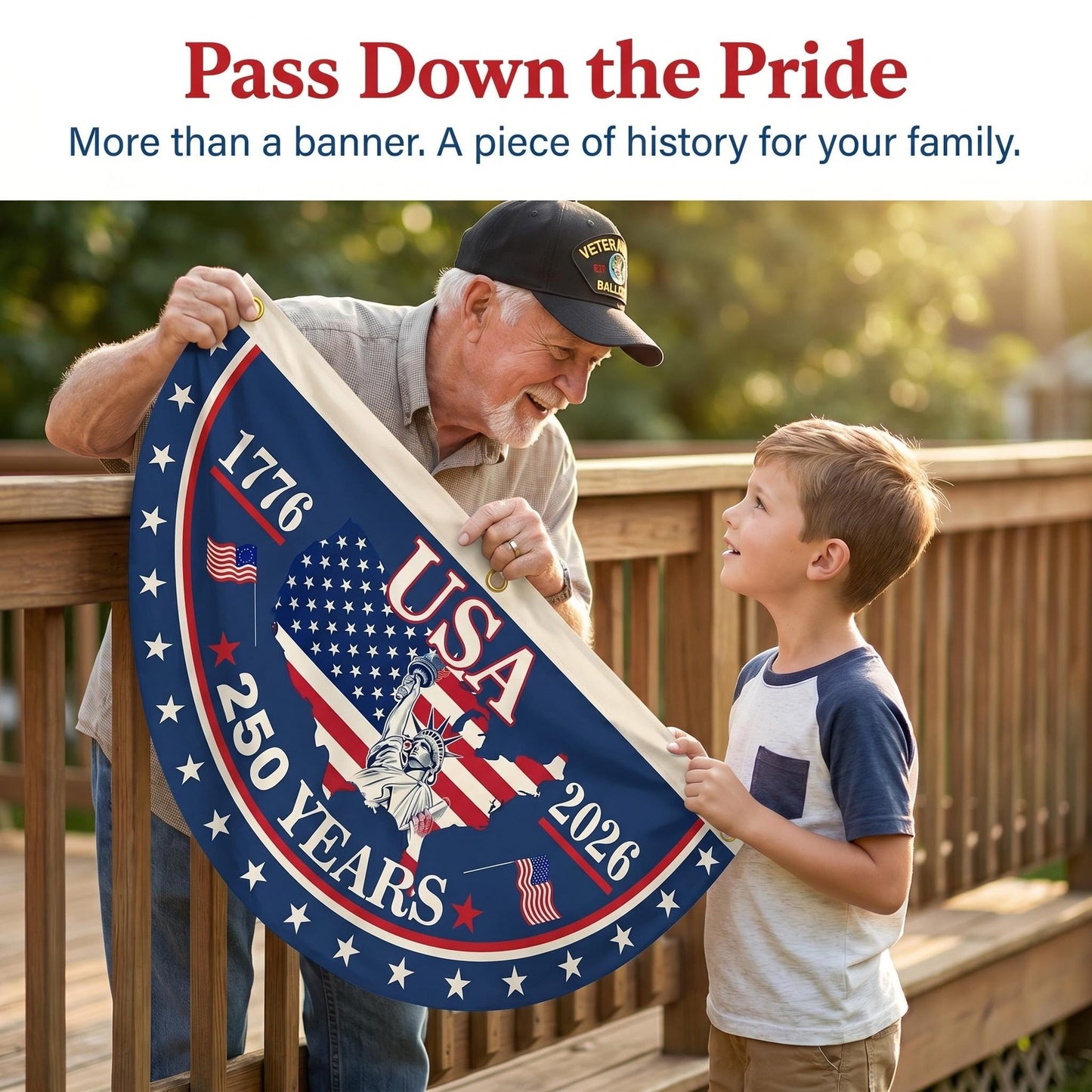 The 1776-2026 Legacy Banner