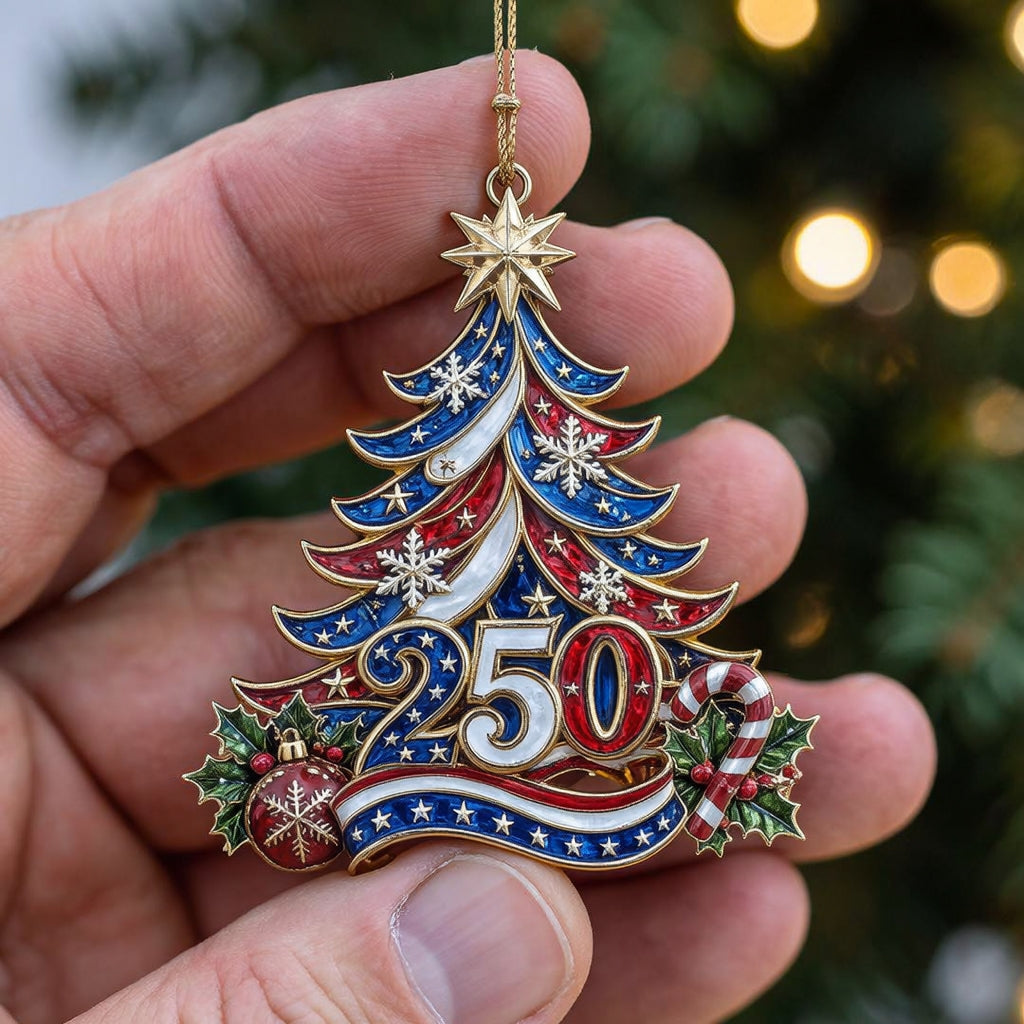 🎁Buy 1 Get 1 Free🔥USA 250th Anniversary Christmas Ornament