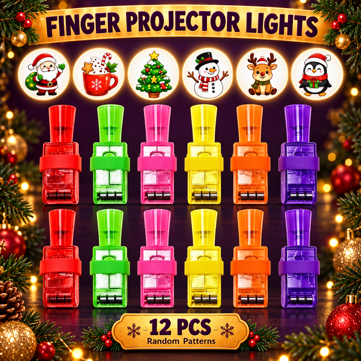 buy 1 get 1 free 🎃 Halloween Finger Projection Lights to Fill Your Party Goodie Bags