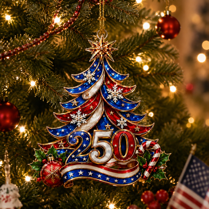 🎁Buy 1 Get 1 Free🔥USA 250th Anniversary Christmas Ornament