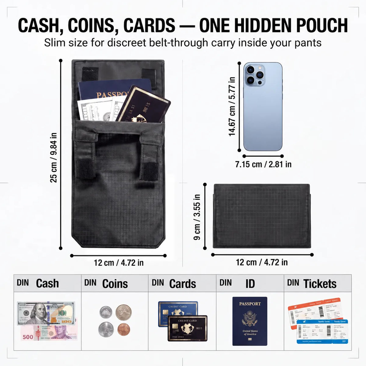 🔥BUY 1 GET 1 FREE — NexisHide™ Hidden Passport & Cash Wallet ✈️