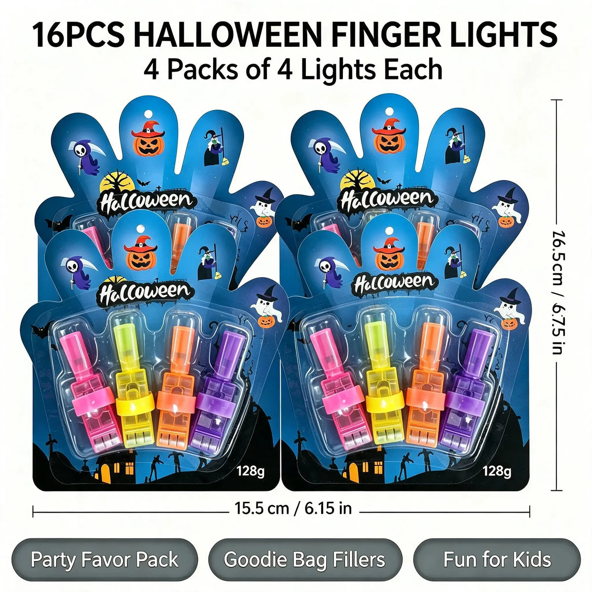 Save 49% 🎃 Halloween Finger Projection Lights to Fill Your Party Goodie Bags