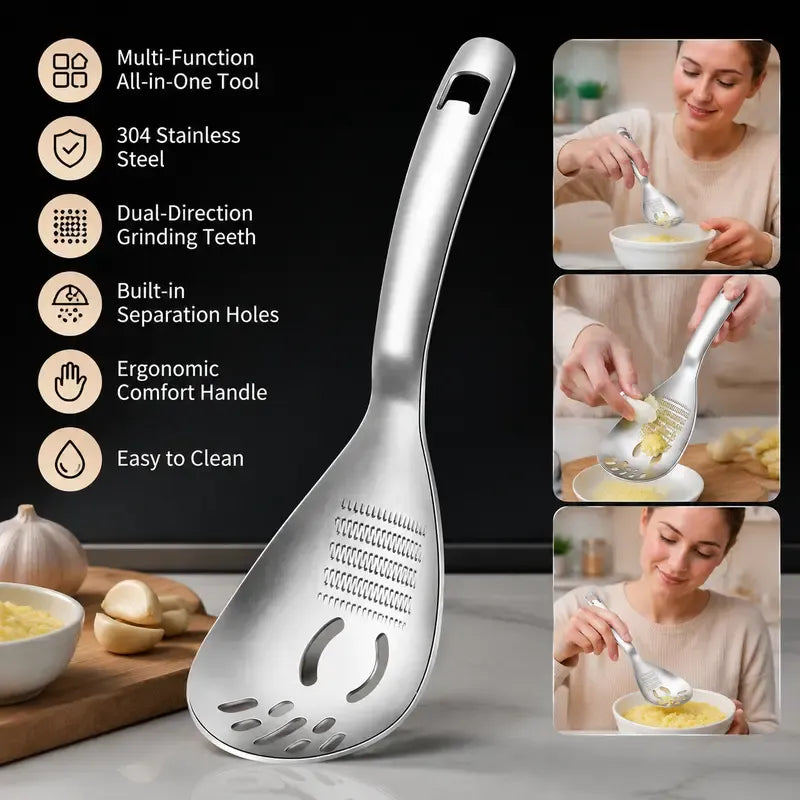 🔥 Buy 1 Get 1 Free — 5-in-1 Stainless Steel Kitchen Spoon