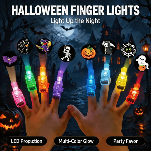 Save 49% 🎃 Halloween Finger Projection Lights to Fill Your Party Goodie Bags