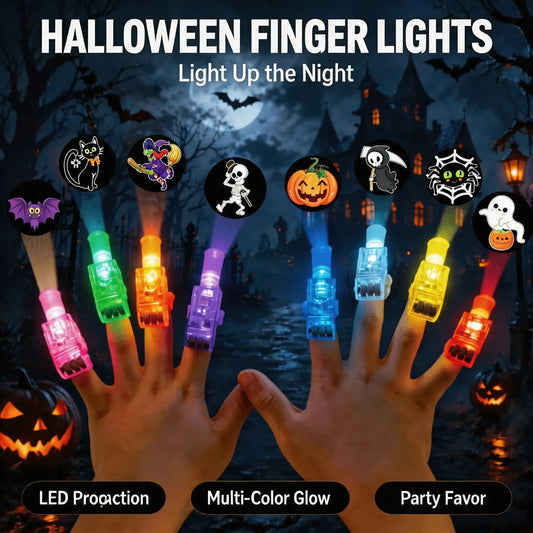 Save 49% 🎃 Halloween Finger Projection Lights to Fill Your Party Goodie Bags